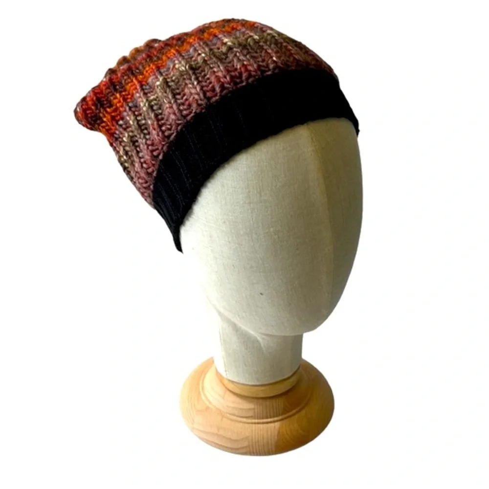 Missoni Multicolor Crochet-Knit Beanie, Red - Picture 2 of 16
